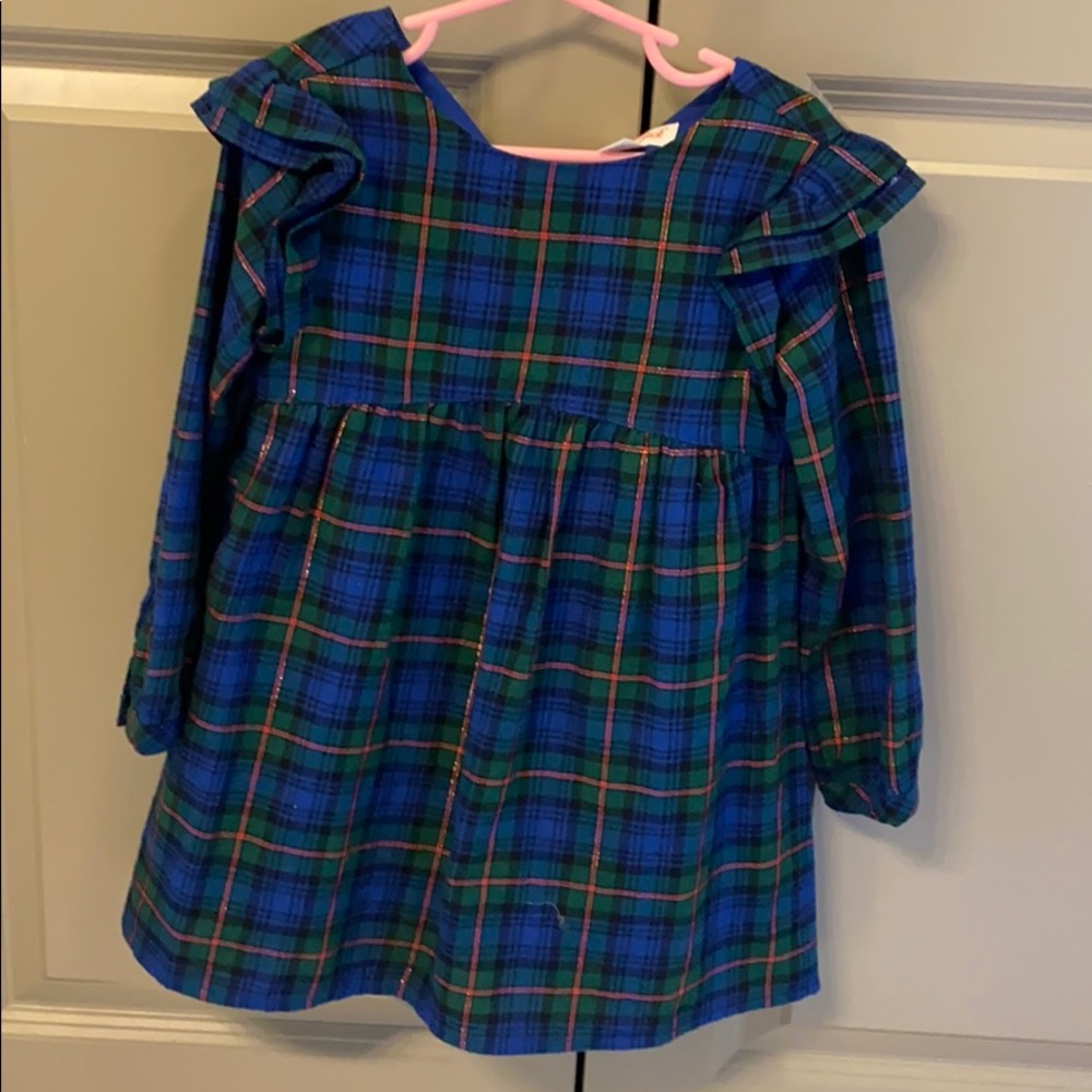Plaid toddler dress